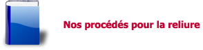 procédés reliure artisanale
